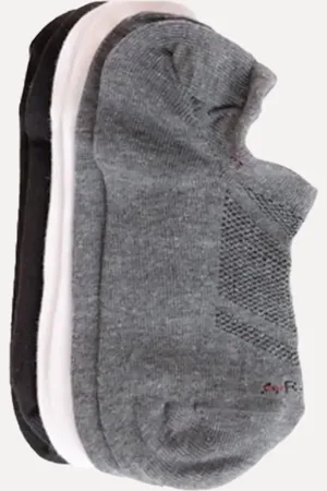 Aramis Meia Masculina Invisível Sport Branca Preta Mescla Kit 3 Pares
