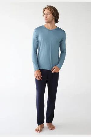 Malwee Conjunto de Pijama Reto Longo Stretch