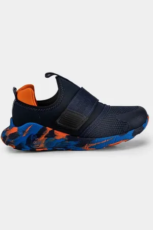 Calçados Bibi Infantil - Tênis Bibi Evolution II Marinho com Laranja 1203076 25