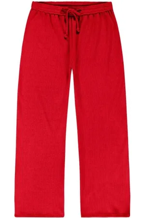 Lecimar Infantil - Calça Em Ribana Quadriculada 1703638