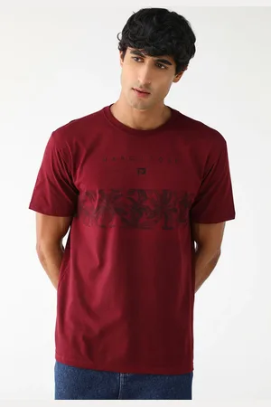 Hang Loose Camiseta Reta Estampada Vermelha