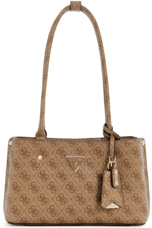 Guess Bolsa Meridian Shoulder Satchel Bege