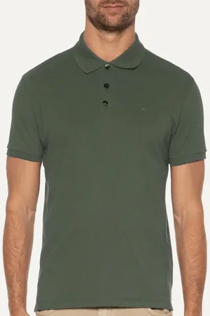 Ellus Polo Masculina Piquet Classic Easa Militar