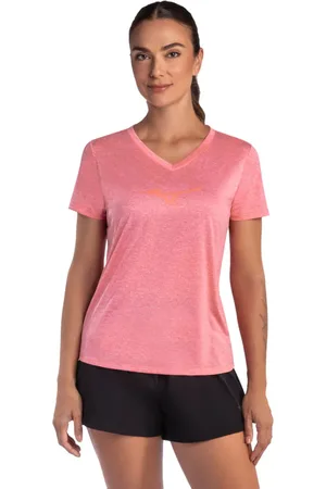 Mizuno Camiseta de Corrida Feminina Big Logo