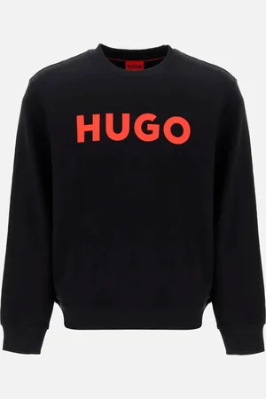 HUGO BOSS Blusa Moletom Dem Preta