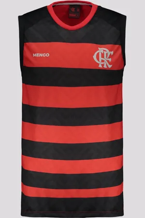 Braziline Regata Flamengo Nós Preta e Vermelha
