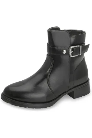 Pink Infantil - Bota Coturno Juvenil MC25-79903 Preto