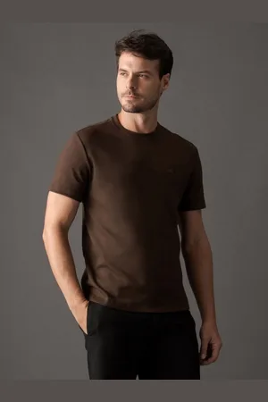 Calvin Klein Camiseta Masculina Logo Suedine Calvin Klein