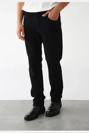 John John Calça Sarja Jegging Slim Preta