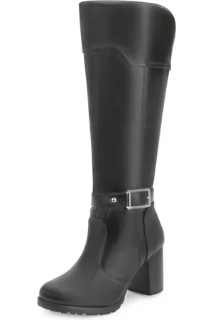 Pink Bota Cano Alto MC25-73133 Preto