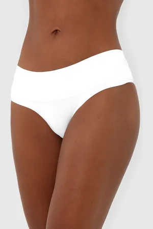 LUPO Calcinha Biquíni Punho Soft Branca