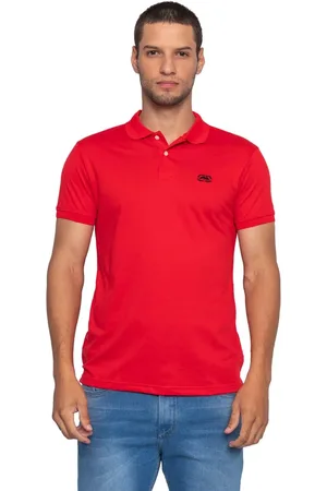 Ecko Camisa Polo Piquet Vermelha