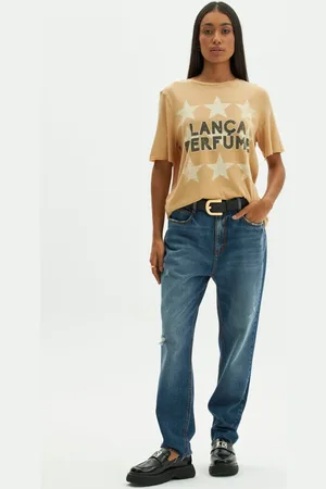 LANCA PERFUME Calça Jeans Luna Mom Super High