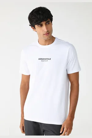 Aeropostale Camiseta Reta Logo Branca