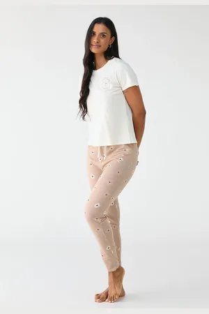 Malwee Conjunto de Pijama Longo Estampa de Ursinho Off-White