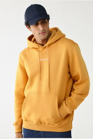Billabong Blusa de Moletom Flanelada Fechada Com Capuz Logo Amarela