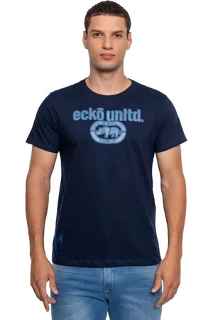 Ecko Camiseta Estampada Marinho