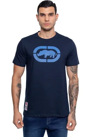 Ecko Camiseta Estampada Marinho
