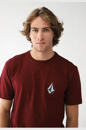 Volcom Camiseta Reta Logo Vermelha