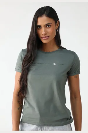 Calvin Klein Camiseta Reta Logo