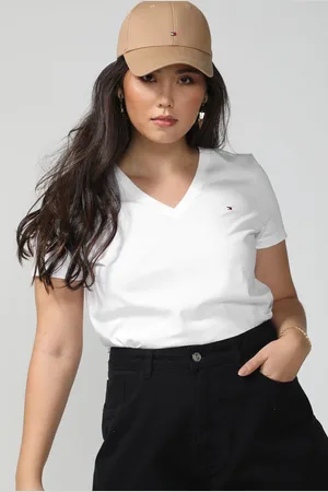 Tommy Hilfiger Camiseta Logo Bordado Branca