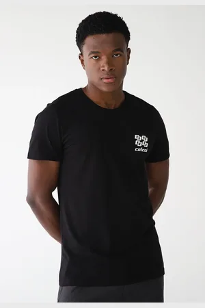 Colcci Camiseta Reta Logo Preta