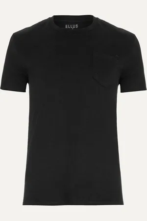 Ellus Camiseta Cotton Fine Easa Pocket Classic Preta