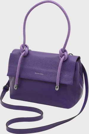 Mariart Bolsa Transversal Couro Pipa Blueberry
