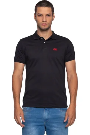 Ecko Camisa Polo Piquet Preta