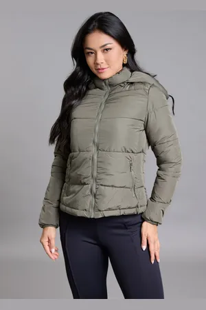 LEMIER Jaqueta Puffer Feminina Com Capuz Removível Collection