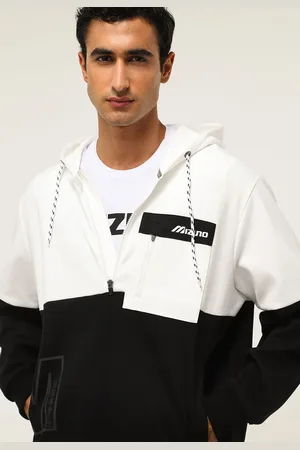 Mizuno Blusa de Moletom Fechada Tech Sneak Branca