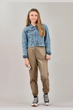 Elian Infantil - Calça Jogger Juvenil Menina Resinada Beats