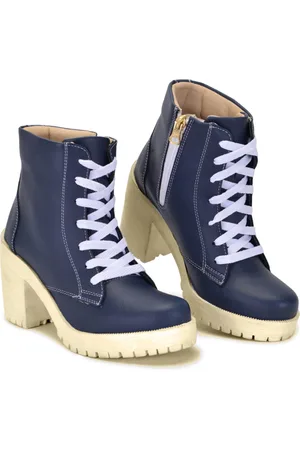 ROMEU E JULIETA SHOES Bota Coturno Feminino Cano Curto Salto Médio