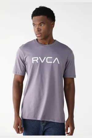RVCA Camiseta Reta Logo Lilás
