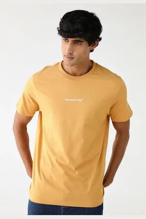 Billabong Camiseta Reta Mini Icon Amarela