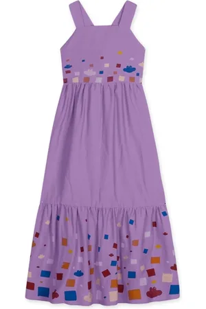 Lilica Ripilica Infantil - Vestido Longo Alfaiataria Feminino