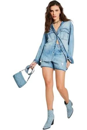 Reversa Short Jeans High Rise