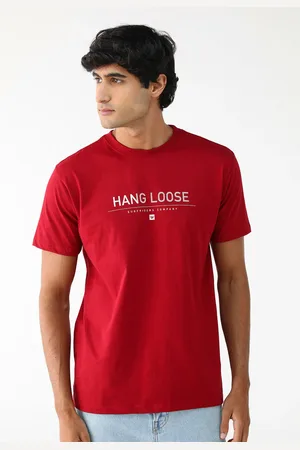 Hang Loose Camiseta Reta Logo Vermelha