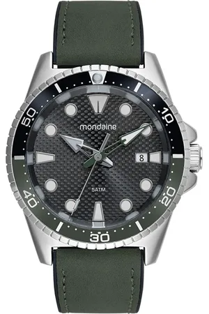 Mondaine Relógio Masculino Fecho Magnético Mostrador Cinza