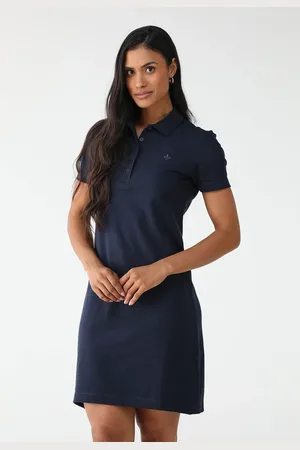 Dudalina Vestido Curto Camila Azul-Marinho