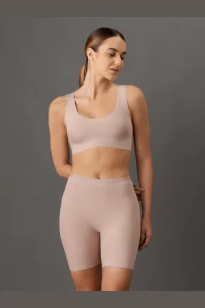Calvin Klein Top Feminino Microfibra Invisible Calvin Klein Underwear - Skin Médio