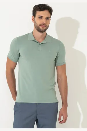 Traymon Polo Slim Com Elastano Menta