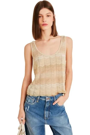 Reversa Regata Tricot Lurex