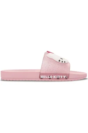 GRENDENE Infantil - Chinelo Slide Hello Kitty Claro