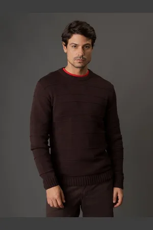 Calvin Klein Tricot Masculino Listras Relevo
