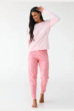 Malwee Conjunto de Pijama Longo Estampa de Cereja