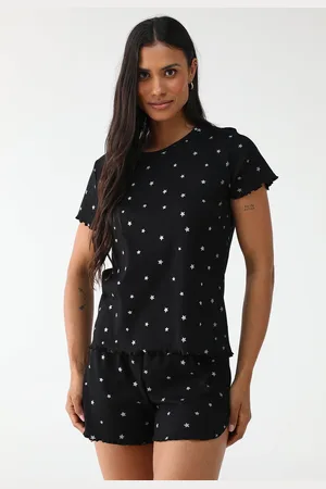 Malwee Conjunto de Pijama Curto Estampa de Estrela