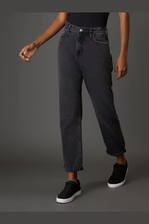 Calvin Klein Calça Jeans Feminina Mom Black - Preto
