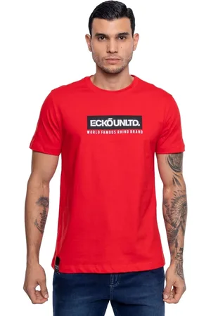 Ecko Camiseta Estampada Vermelha
