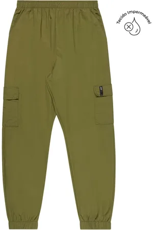 Elian Infantil - Calça Juvenil Menino Cargo Impermeável Beats